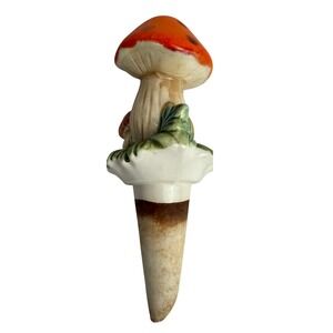 Vintage Sears Merry Mushroom Plant Feeder Watering Dispenser Spike **RARE** EUC